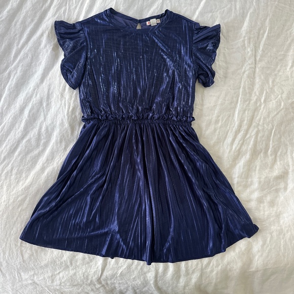 J.Crew Crewcuts Navy Party Dress size 8 - Picture 1 of 6